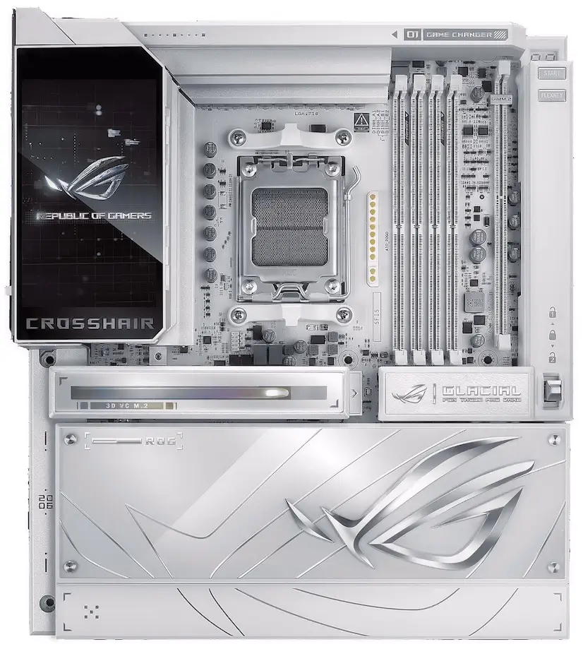 Getafe PC - Montaje Placa Base ASUS ROG CROSSHAIR X870E GLACIAL Getafe